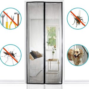 Perdea Cu Magneti Anti Insecte Magic Mesh, Maro