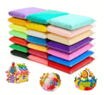 Plastilina Super Light Clay 24 culori cu ustensile de modelat