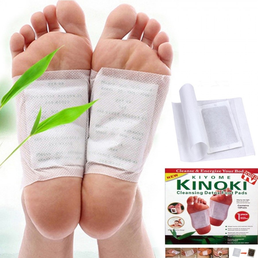 Set 10 plasturi kinoki pentru detoxifiere Smartmall - imagine 2