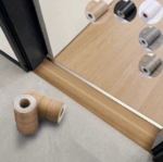 1 + 1 GRATIS - Decorațiune autocolantă cu aspect de lemn, 10 X 100 CM, Plinta autoadeziva