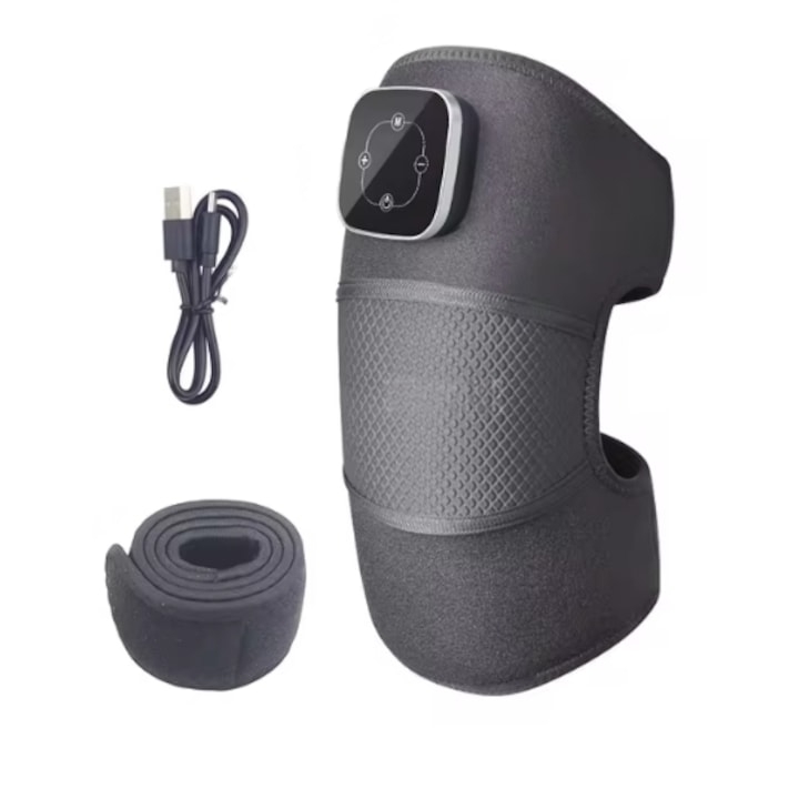 Genunchieră cu încălzire și Masaj Pentru Dureri Articulare si Musculare