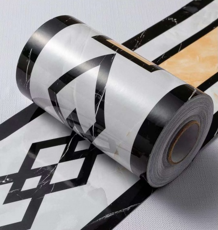 Plinta autoadeziva pentru pardoseala sau perete Romb, impermeabila, 10 x 500 cm