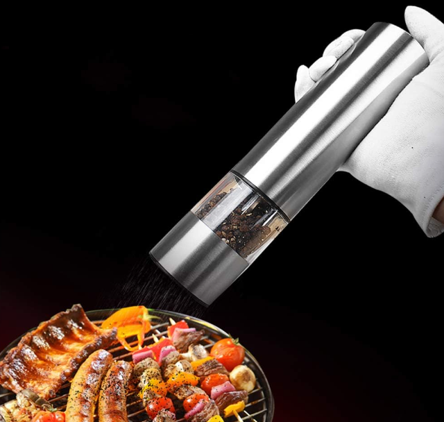 Rasnita Electrica pentru sare si piper cu iluminare - imagine 4