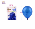 Set 10 baloane,latex,albastre,25cm,FA0761