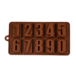 Set 2 forme cifre de ciocolata din silicon