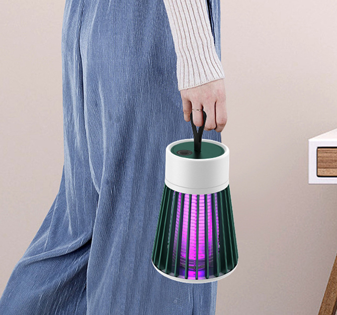 1 + 1 PROMO - Lampa electrica anti tantari cu UV, MRG MBG002, silentioasa - imagine 7