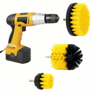 Set 3 perii curatare cu adaptor pentru bormasina/autofiletanta