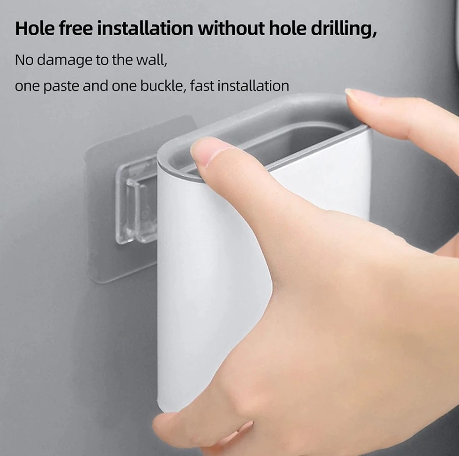 1 + 1 GRATIS - Perie pentru WC din silicon cu suport autoadeziv si cap flexibil - imagine 8