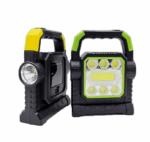 Lanterna cu incarcare solara, multifunctionala, 2 becuri HC-7078-B