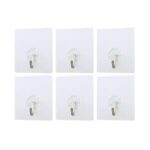 carlige autoadezive pentru bucatarie si baie Set de 6 bucati