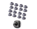 Set de 16 picioruse, anti-zgomot si antiderapante, suporti amortizare vibratii masina de spalat, amortizoare uscator de rufe, frigider, mobilier