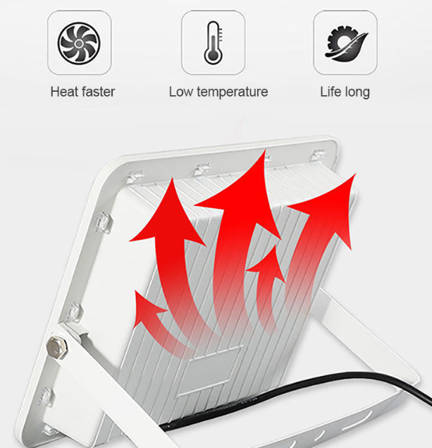 Proiector iluminat cu panou solar si telecomanda , 100-800 W - imagine 4