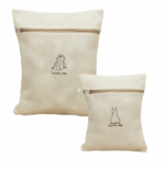 Set 2 saci pentru spalare haine, bej, ideali pentru haine delicate