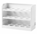 Suport Organizator Depozitare Oua Pentru Usa Frigiderului, Cu Capacitate 30 Oua, Pe 3 Nivele, Plastic