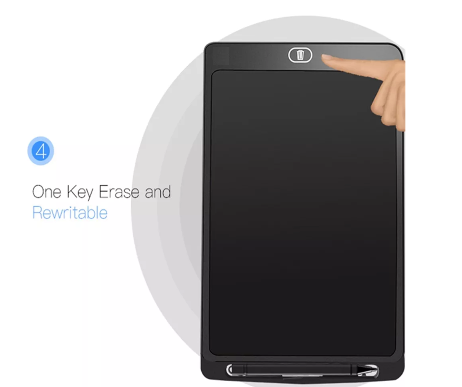 Tableta grafica pentru scris si desenat, buton de stergere automata, 8.5 inch, creion special inclus Smartmall - imagine 5