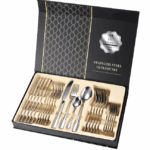 Set de 24 tacamuri Stainless, otel inoxidabil, argintiu, 6 persoane