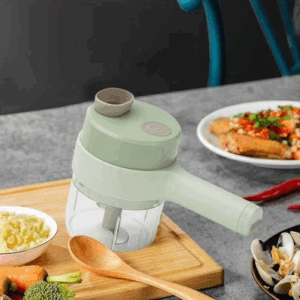 Tocator si maruntitor electric pentru alimente si legume, 7 piese