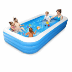 Piscina Gonflabila Dreptunghiulara, Rezistenta si Stabila, 3 Dimensiuni Disponibile