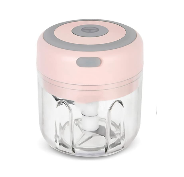 1 + 1 PROMO - Mini blender electric, tocator pentru usturoi, legume - imagine 5