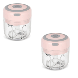 1 + 1 PROMO - Mini blender electric, tocator pentru usturoi, legume
