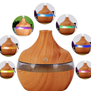 Umidificator si Difuzor de aromaterapie, 7 culori ambientale, capacitate 300 ml