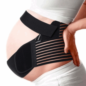 Centura de Sustinere pentru Gravide, Suport Solduri, Elastica, Prindere Velcro, Corset Lombar Pentru Sustinere Abdomen Sarcina
