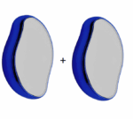 Set 2 x Epilator pentru îndepărtarea părului fara durere, cu cristale, SoftSkin