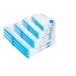 Set 6 saci vidat transparenti pentru depozitare haine