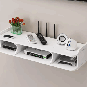 Suport pentru router si alte obiecte cu 3 compartimente