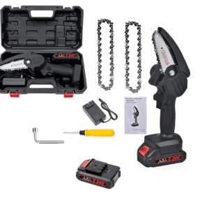 Mini drujba cu lant, fara fir, lama 4 inch