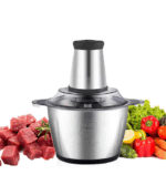 Tocator electric pentru carne si legume, 4 lame din otel inoxidabil de inalta calitate, Capacitate 2L / , Recipient din Inox