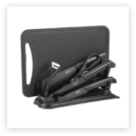 Set 7 Instrumente Bucatarie | Cutite Ceramice Profesionale + Carpator + Peeler + Foarfeca + Suport | Antirugina | Design Ergonomic