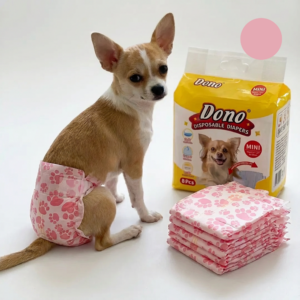 Scutece De Unica Folosinta Pentru Caini Femele | Marime MINI (18–30 cm, 1–2 kg) | Protectie Antiscurgere | 8 Bucati