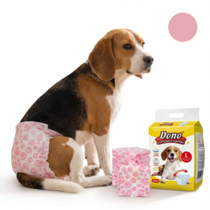 Scutece De Unica Folosinta Pentru Caini Femele | Marime L (34–54 cm) | Protectie Antiscurgere | 8 Bucati