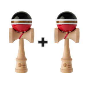 Promotie 1+1 | Kendama Din Lemn 18cm Cu Stampila Gravata | Modele Aleatorii | Design Autentic Si Culori Vibrante