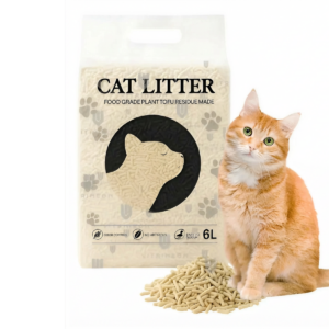 Asternut Vegetal Din Tofu 6L | Nisip Pentru Litiera Pisici | Fara Praf | Ecologic