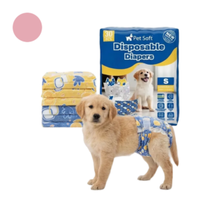 Scutece De Unica Folosinta Pentru Caini Femele | Marime S (26–46 cm, 4–8 kg) | Set 30 Bucati