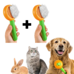 Promotie 1+1 Perie Pentru Pisici Si Caini | Auto-Curatare | Curatare Profunda Blana | Masaj Delicat