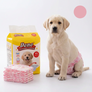 Scutece De Unica Folosinta Pentru Caini Femele | Marime XS (22–40 cm) | Protectie Antiscurgere | 8 Bucati
