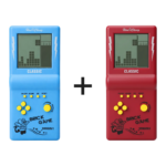 1+1 Promo Joc Tetris Clasic Portabil Cu Multiple Jocuri | Consola LCD | Alimentare Pe Baterii | Varsta 3+ Ani