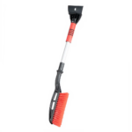 Razuitor gheata cu perie pentru parbriz, extensibil 65 cm - 85 cm, maner moale, racleta utilizare iarna
