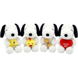 Jucarie De Plus Snoopy | Catelus 24 CM | 4 Modele Aleatorii | Personaj Peanuts | Pentru Copii Si Colectie