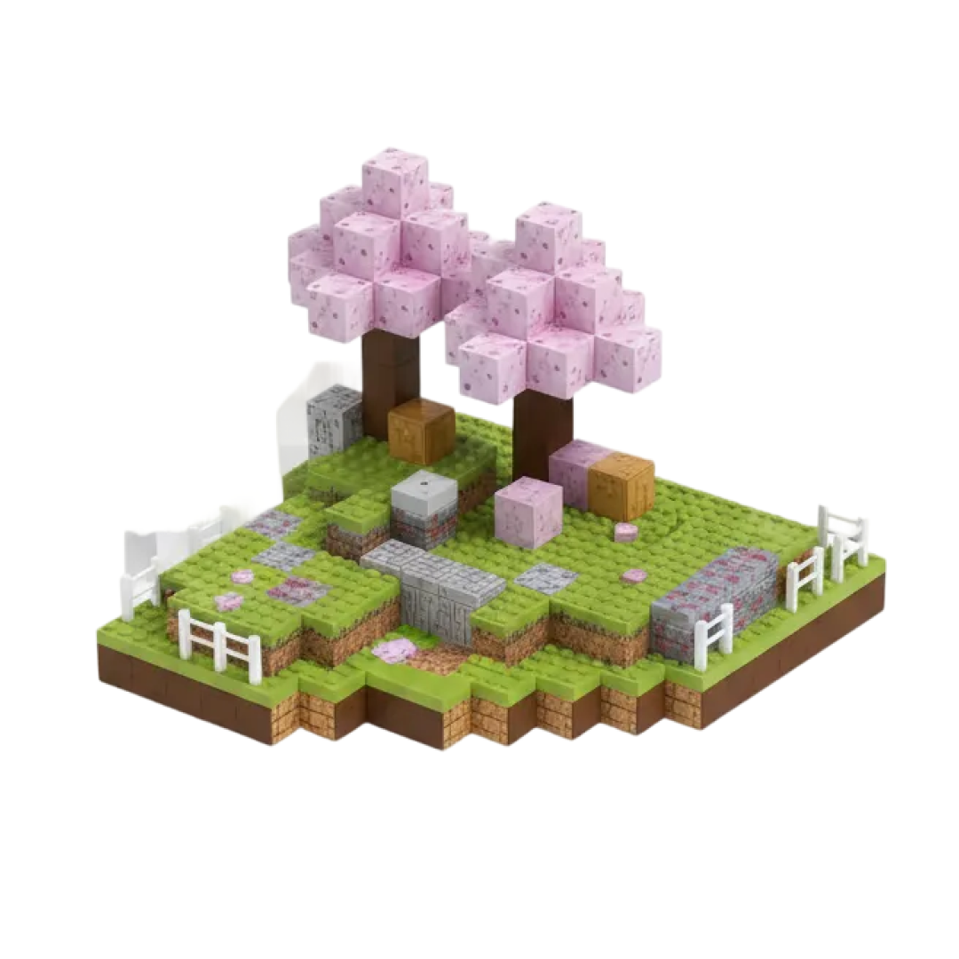 Set Cuburi Magnetice De Constructie Cherry Blossom Mine World | 128 Piese | Joc Educativ STEM Pentru Copii 3+ Ani - imagine 3