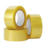 PROMO 1+1 Banda adeziva transparenta tip scotch, 50 mm x 220 m – pentru ambalare si uz general