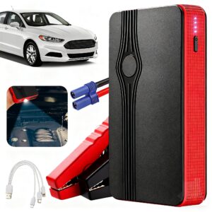 Starter auto multifunctional 12V, Redresor 30000mAh, Ajutor pornire jump starter portabil cu functie power bank si lanterna LED