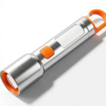 Lanterna Portabila Reincarcabila 3 in 1 | LED + SMD | Lumina Alba Rosu Albastru | Zoom | Mod SOS | 169 mm