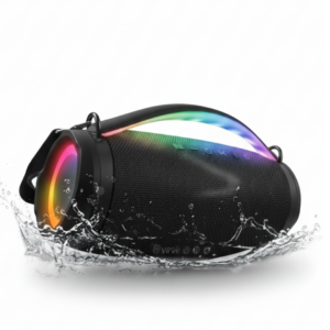 Boxa Bluetooth Wireless Portabila Booms Box 4 | Bluetooth 5.2 | Iluminare RGB | Rezistenta Stropire | Utilizare Interior Exterior