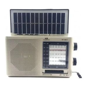 Radio Portabil Solar Retro Style | Bluetooth FM AM SW | USB TF Lanterna Panou Solar | Acumulator 1200mAh