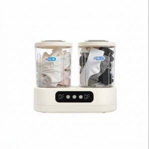 Mini Masina de Spalat 3L | 2 Cuve Independente | Control Digital | Portabila | Spalare Haine Delicate