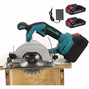 Fierastrau Circular Cu Acumulator 48V | 2 Acumulatori Inclusi | 125mm | Motor Fara Perii | Cu Incarcator Si Cheie Montaj Disc